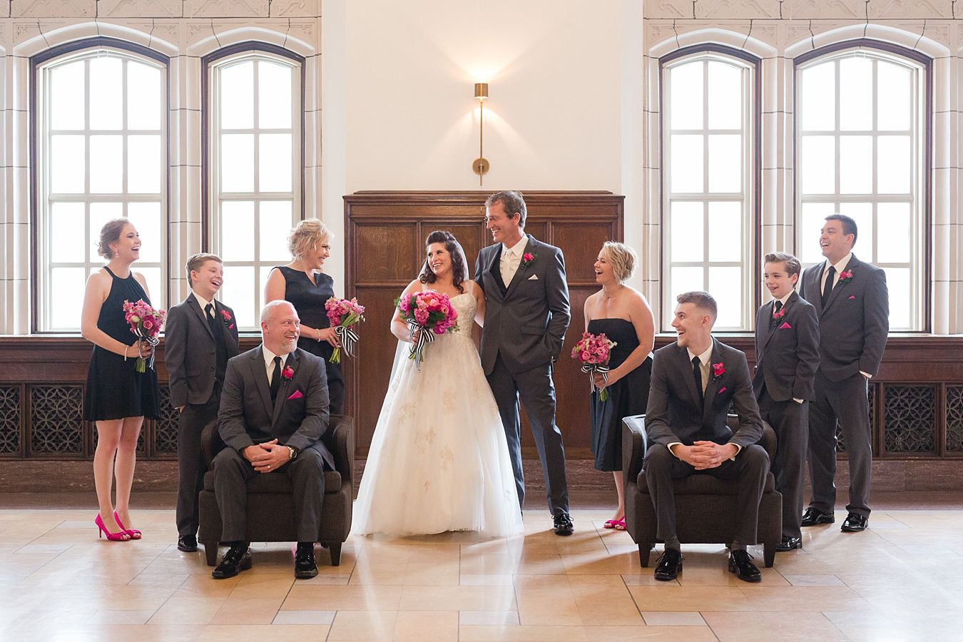 kansas city wedding, wedding party photos