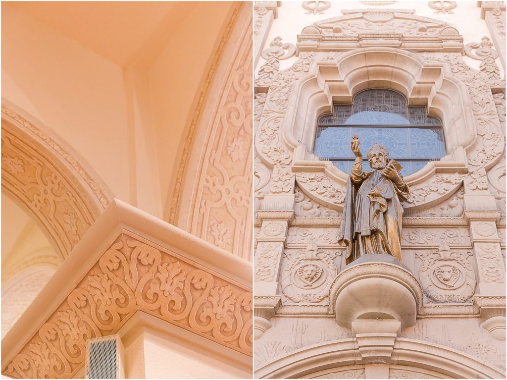 St. Augustine Cathedral Wedding Tucson Photographer John and Brittany cathedral details