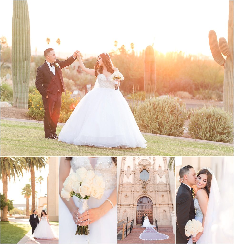 St. Augustine Cathedral Wedding Tucson Photographer John and Brittany featured photo