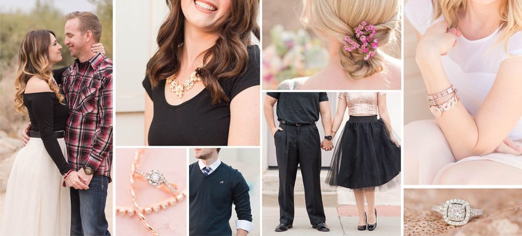 best accessories for engagement photos