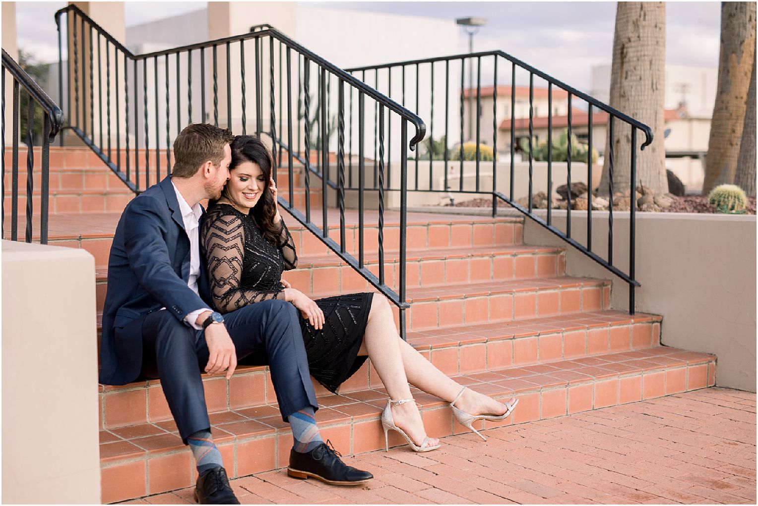 Modern Downtown Engagement Session