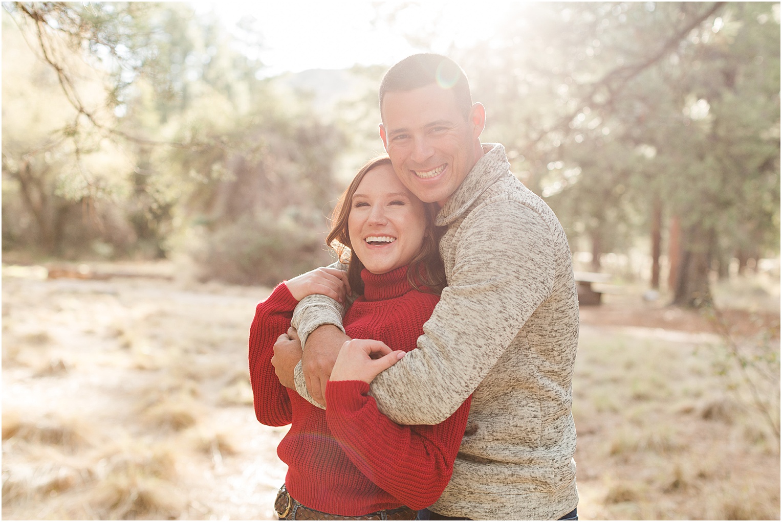 Mount Lemmon Engagement Session Tucson AZ Chelsey + Zach spring desert engagement session