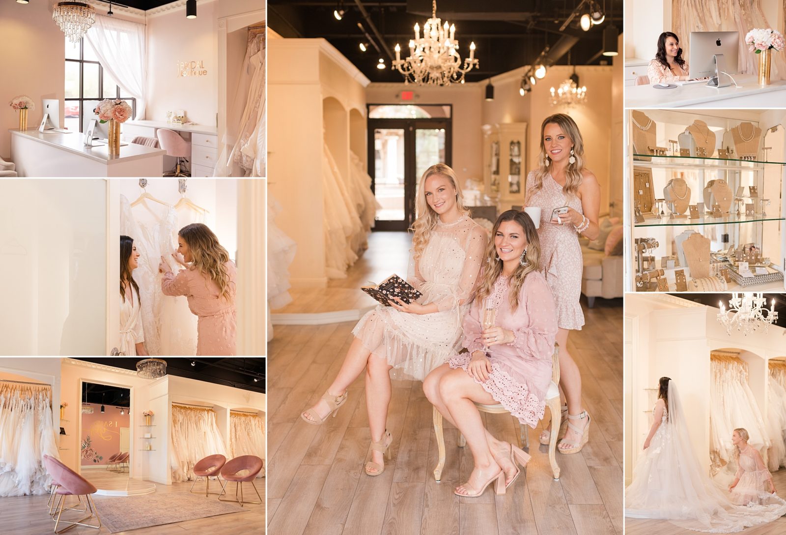 J Bridal Boutique Tucson wedding dresses branding photos